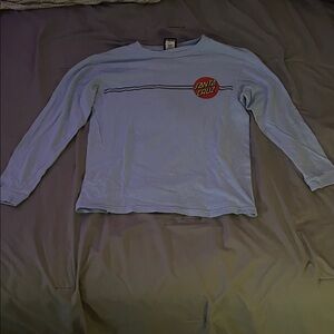 Santa Cruz Sky Blue Crew Neck Tee